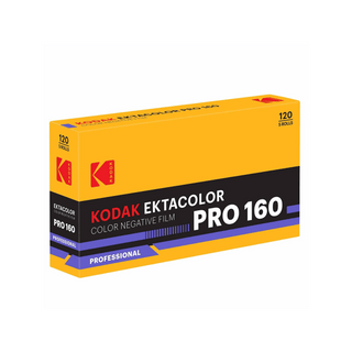 Kodak Ektacolor Pro 160, 120 format film, 5 pack box.