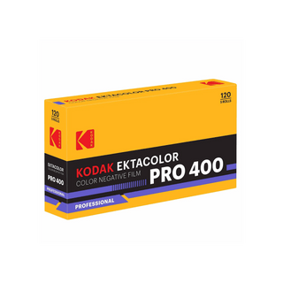 Kodak Ektacolor Pro 400 5-pack of 120 film.