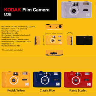 Kodak M38 Reusable Camera with Flash